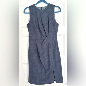 Reiss Plaid Chelton Tailored Dress Size 6 (Fits Like Size 4)